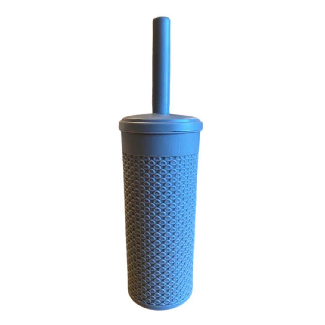 Toalettborste med nylonborst 10x35,5 cm - Grå