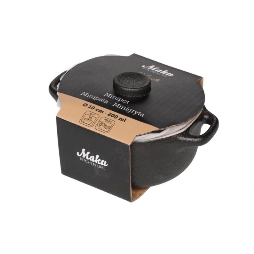 Maku - Robust mini keramikgryta m/lock