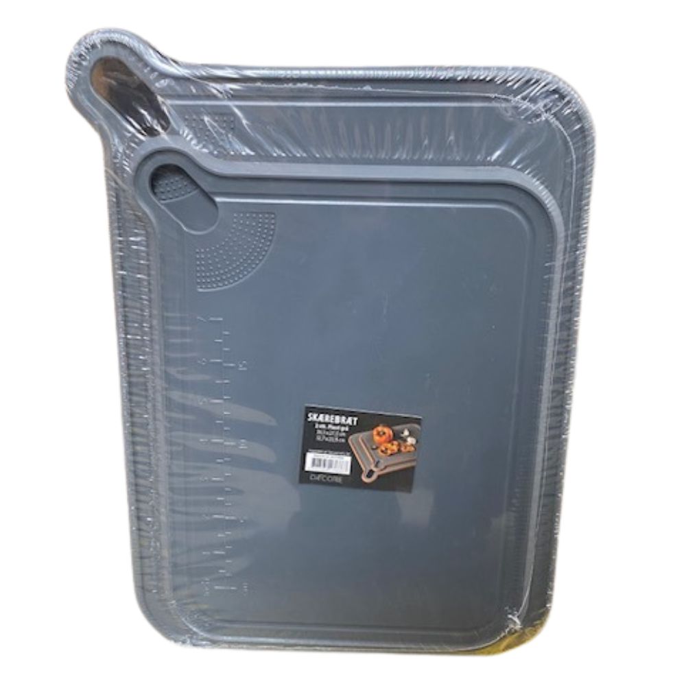 Skärbräda 2 st. i grå plast