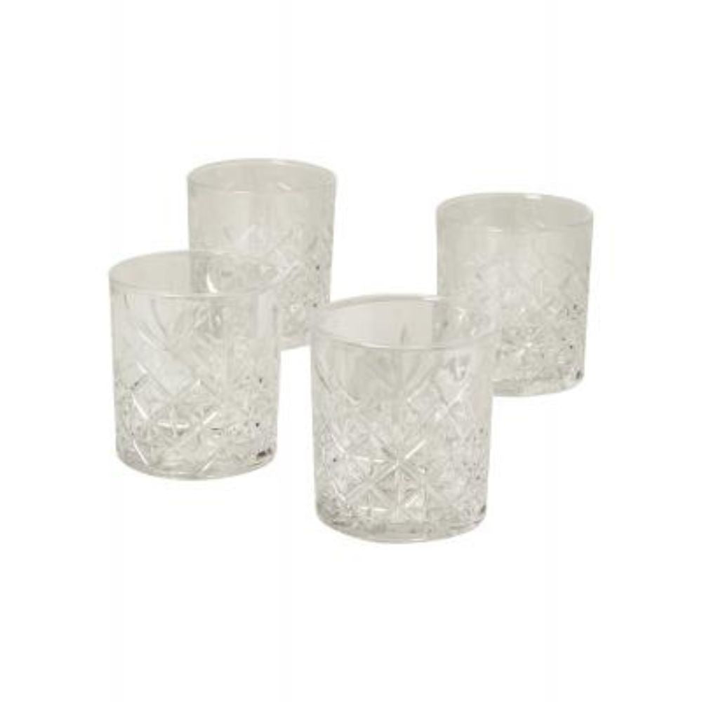 Whiskyglas 4 st. 340 ml.