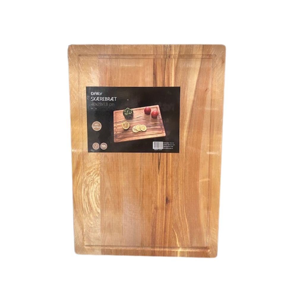 Daily - Skärbräda med saftspår 40 x 28 cm