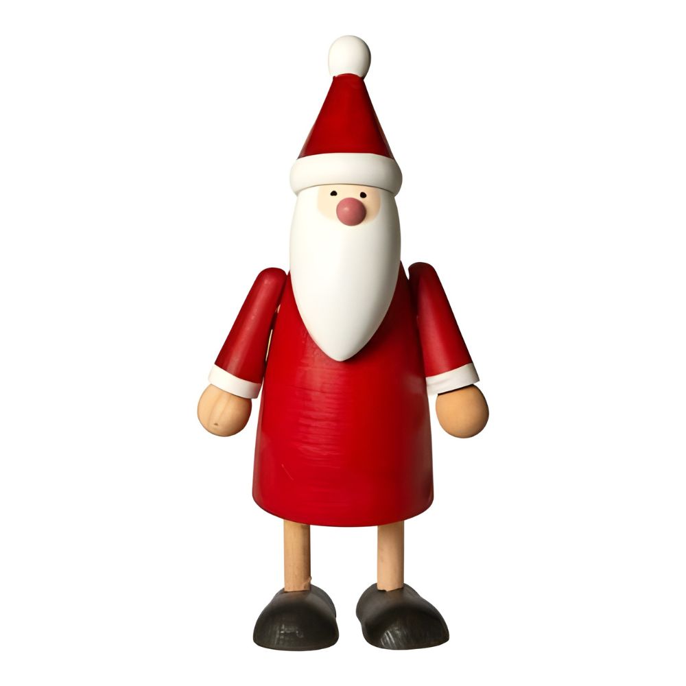 Jultomten 8,25x5,2x17 cm tallröd