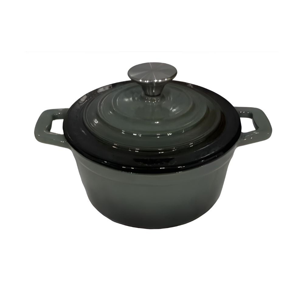 Alpina - Gryta 14 cm gjutjärn grön