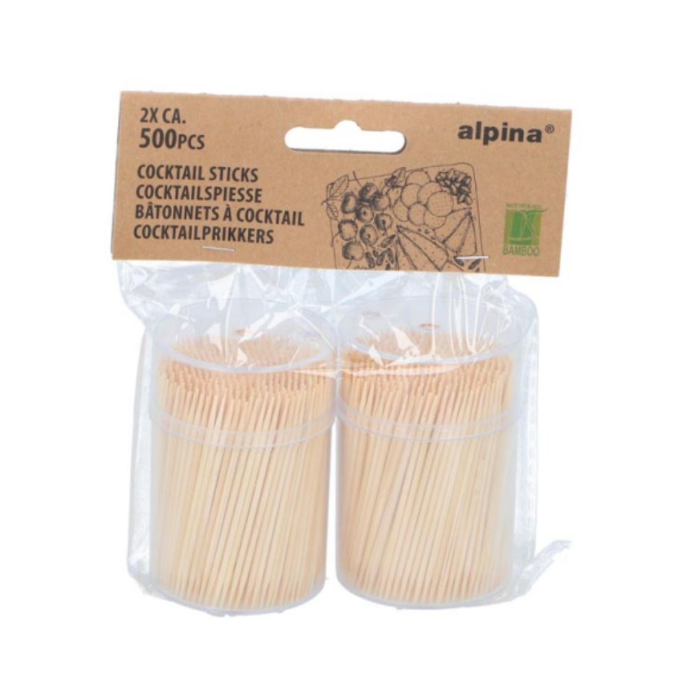 Tandpetare - 2 förpackningar med 500 stycken.