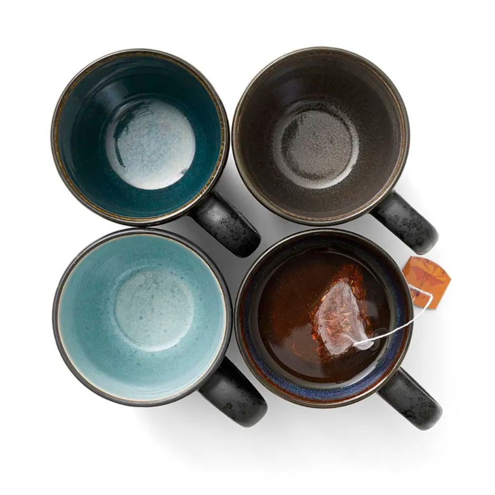 Bitz - Mugg 30cl svart mörk 4 st.