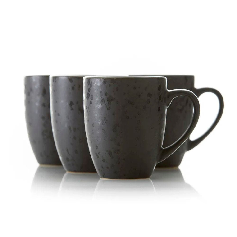Bitz - Mugg 30cl svart mörk 4 st.