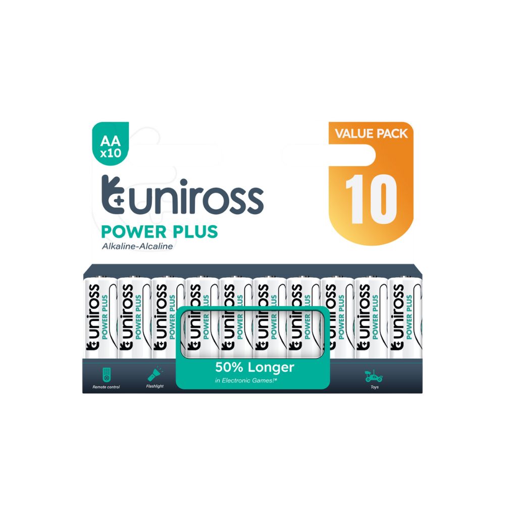 Uniross - Batterier AA - 10-pack