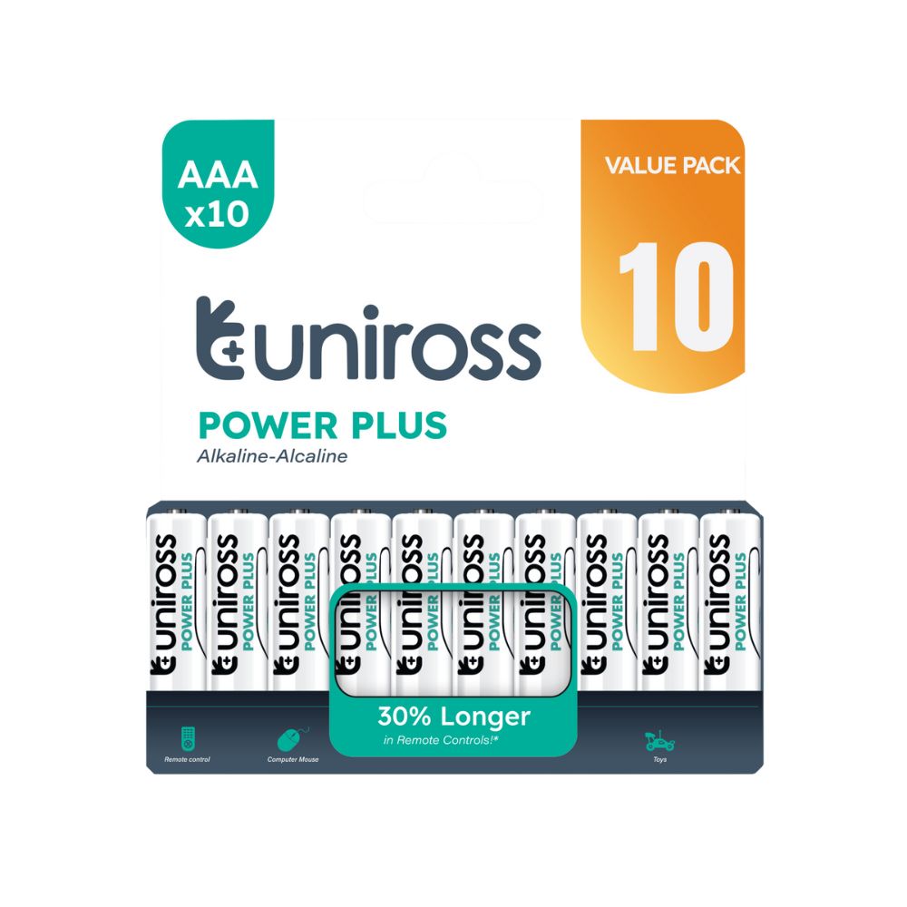 Uniross - Batterier AAA - 10-pack