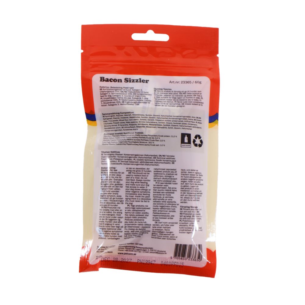 Småland - Bacon storlek 60 gr