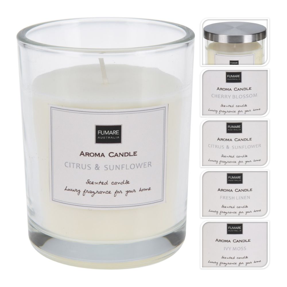 Doftljus i glas 1 st. - blandad doft