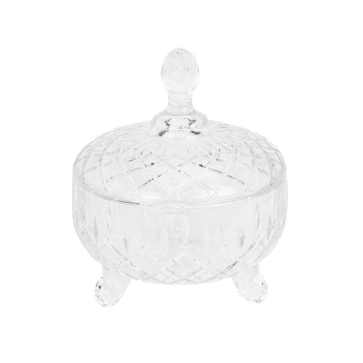 Glasburk med lock 1 st. - 200 ml - blandat mönster