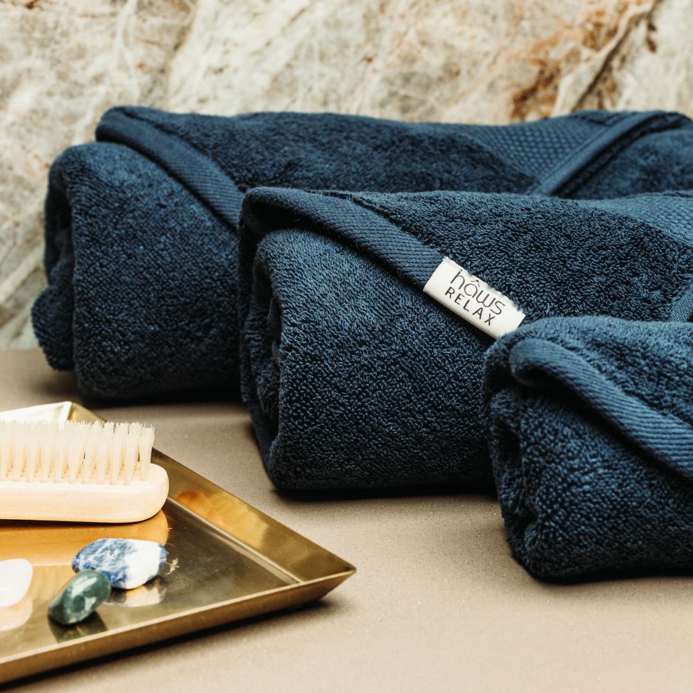 Haws Relax - Håndklæde sæt 4 stk. Navy