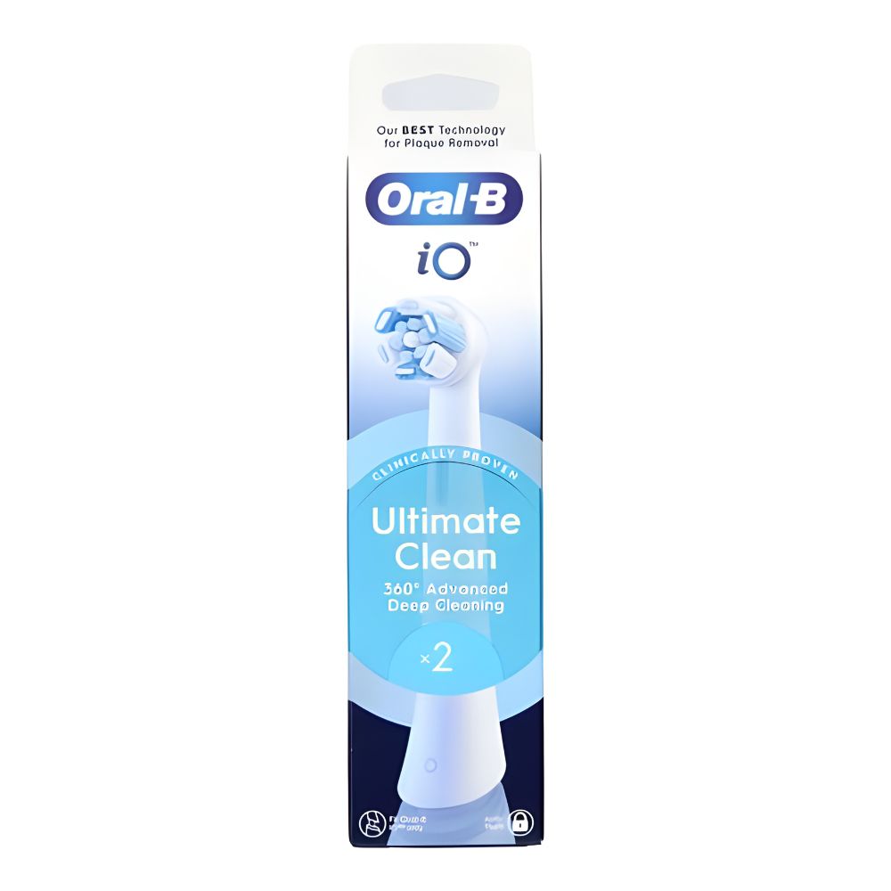 Oral B IO Ultimate Clean tandborsthuvuden vita 2-pack