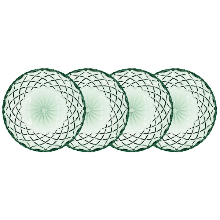 Lyngby - Glas Sorrento Skål Dia 16 cm 4 st. Grön