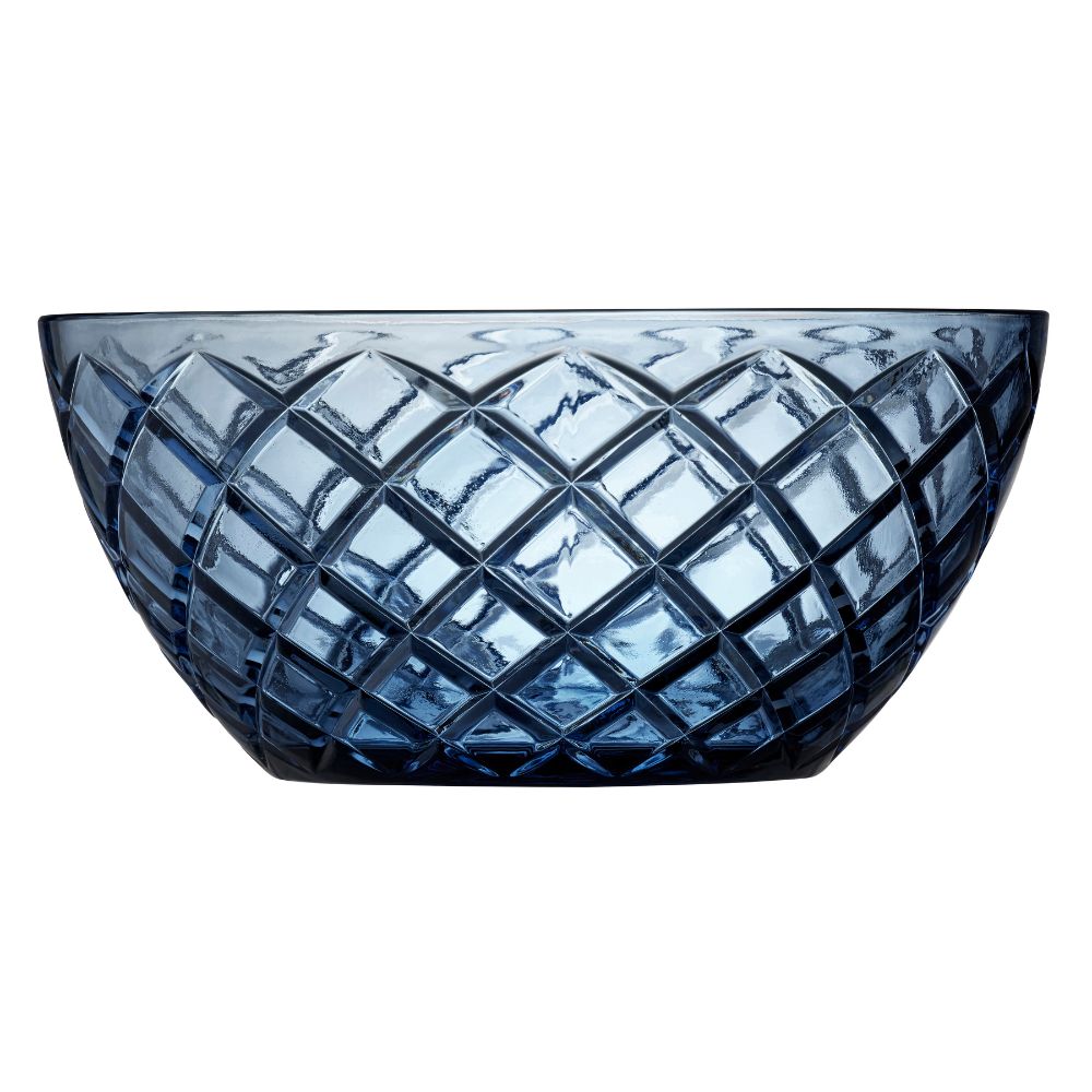 Lyngby Glas - Sorrento Salladsskål Dia 24 cm Blå