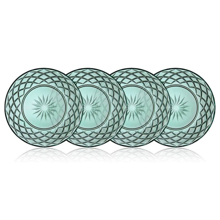 Lyngby Glas - Sorrento Glastallrik Dia 21 cm 4 st. Grön