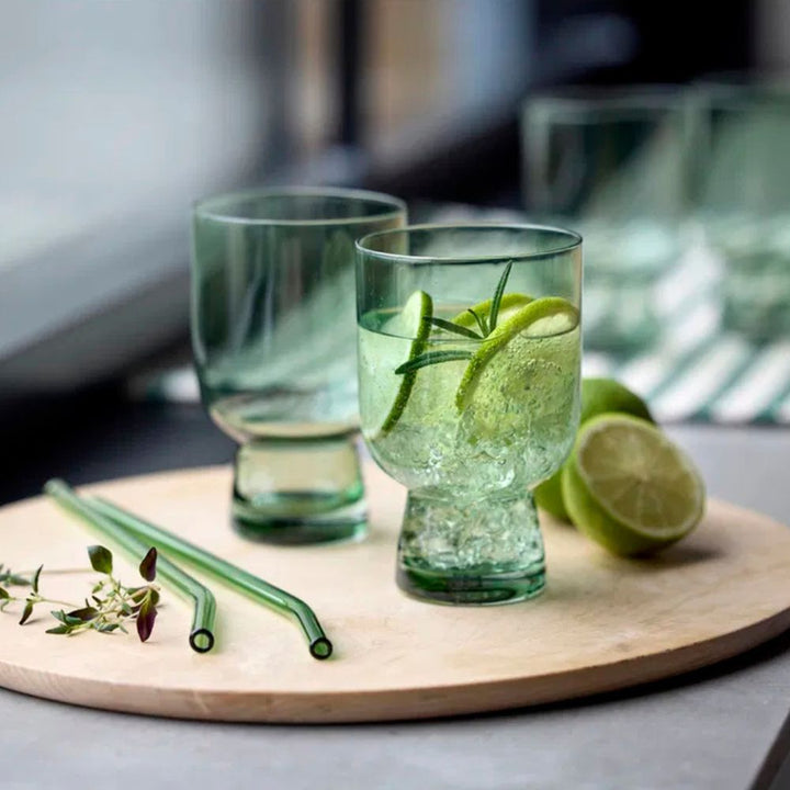 Lyngby Glas - Sorrento Vattenglas 30 cl 4 st. Grönt