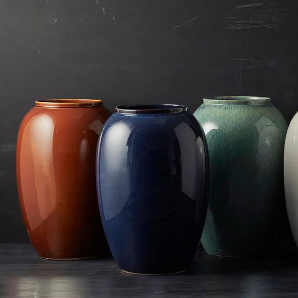 Bitz - Vas 25 cm Blå