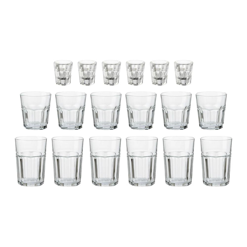 Aida - Atelier granit caféglasset 18 delar