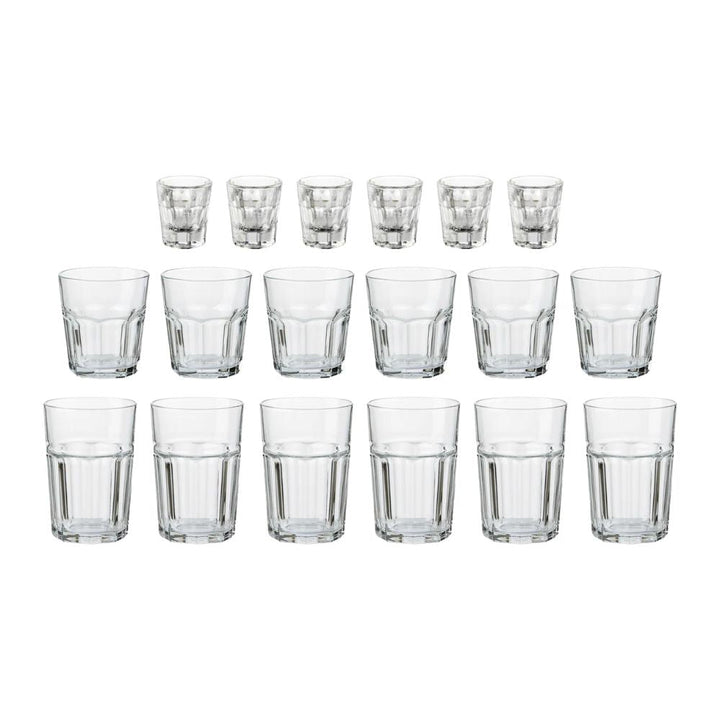 Aida - Atelier granit caféglasset 18 delar