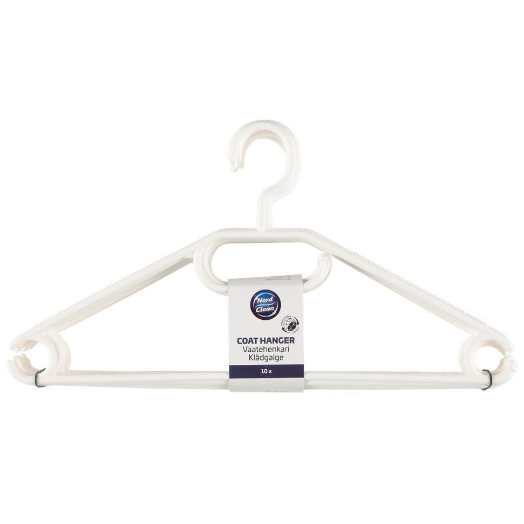 Nord Clean - Vita plastgalgar - 10 st.