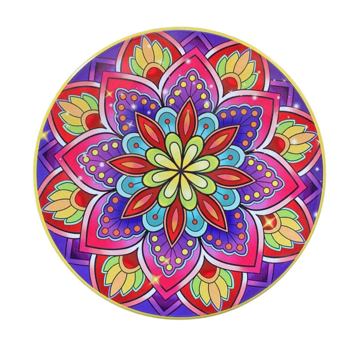 Keramisk underlägg med korkbas Ø 25 cm - rövmotiv