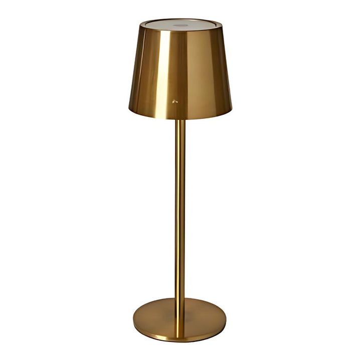 Bordlampa med touch i guld 27,5 cm
