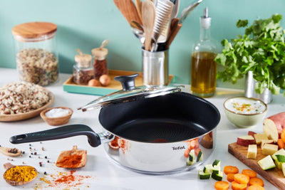 Tefal - Primär sautépanna med lock 24 cm