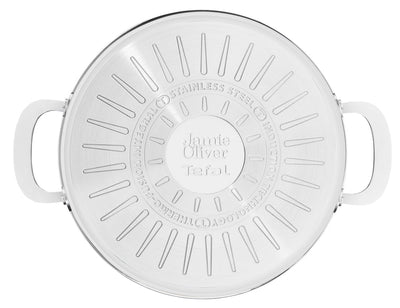 Tefal - Jamie Oliver Essential SS sautépanna 25 cm 3,2 L med lock