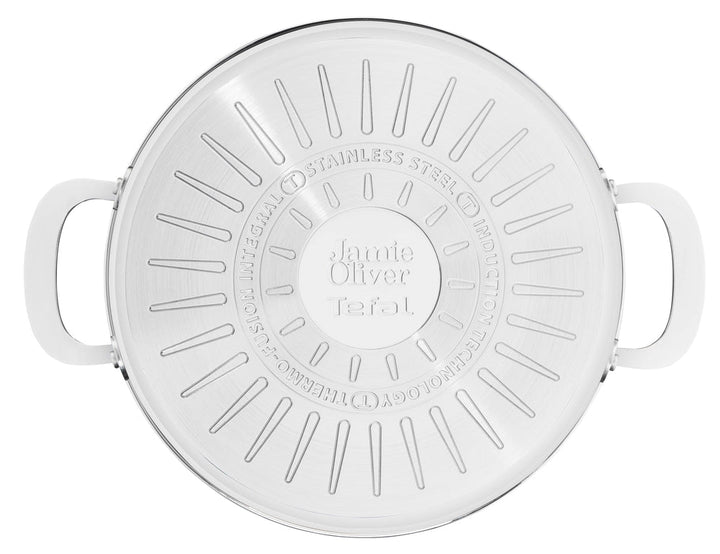 Tefal - Jamie Oliver Essential SS sautépanna 25 cm 3,2 L med lock