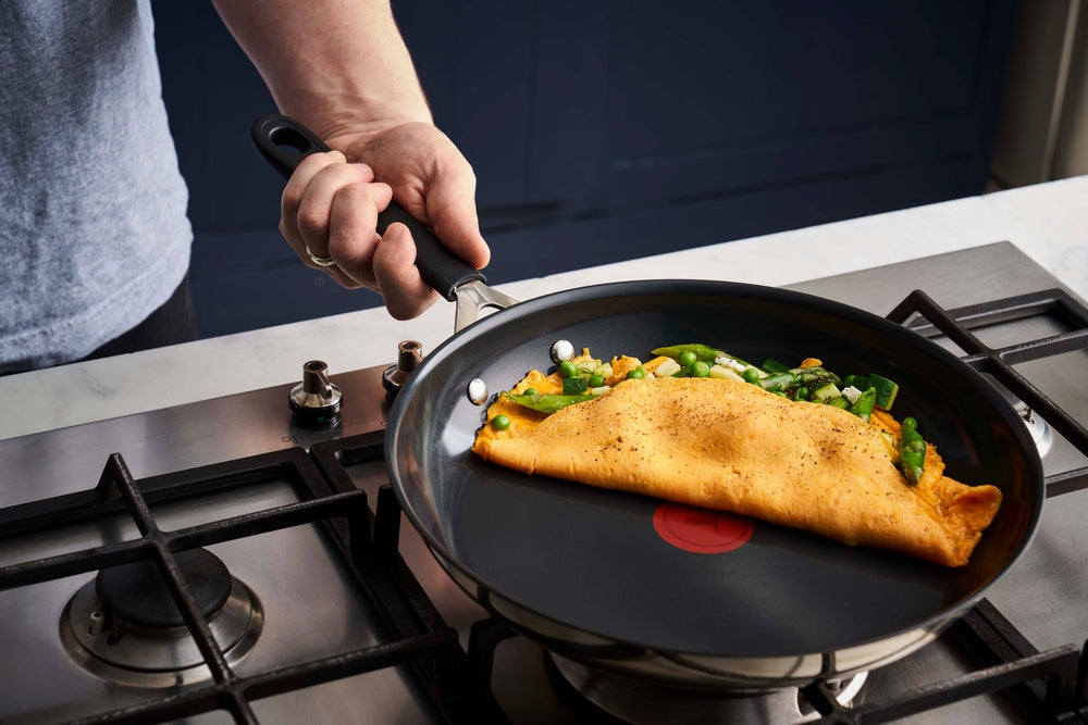 Jamie Oliver Quick &amp; Easy Stekpanna i rostfritt stål, keramisk, 28 cm