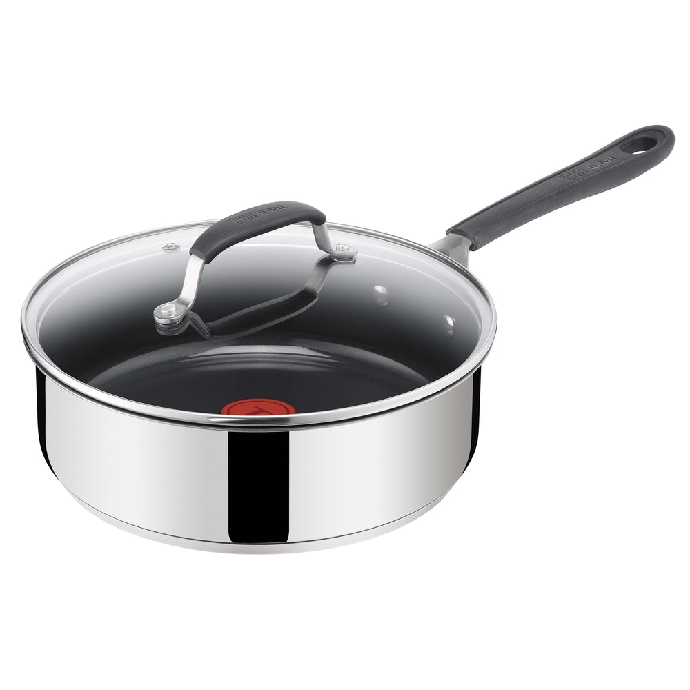 Jamie Oliver Quick &amp; Easy Rostfri keramisk stekpanna 24 cm med lock