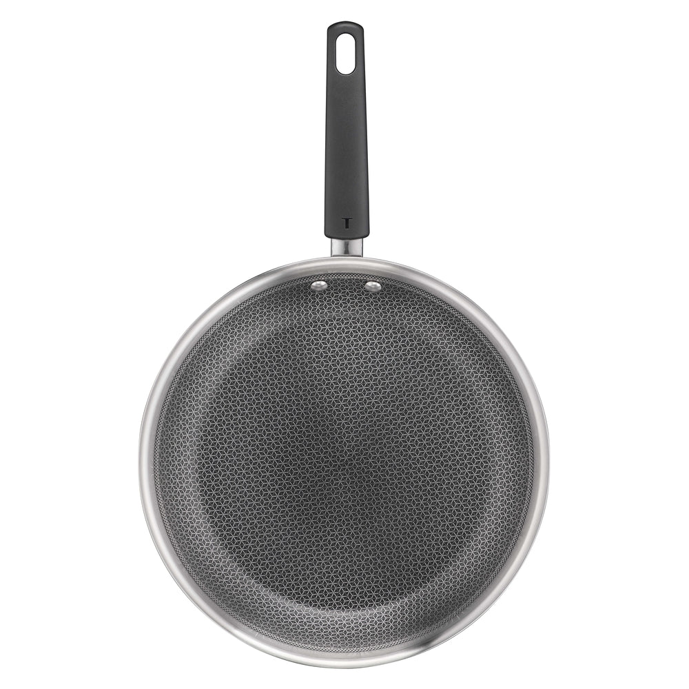Tefal Emotion Plus Power - Stekpanna 28 cm - SS Tri-Ply mesh PFTE
