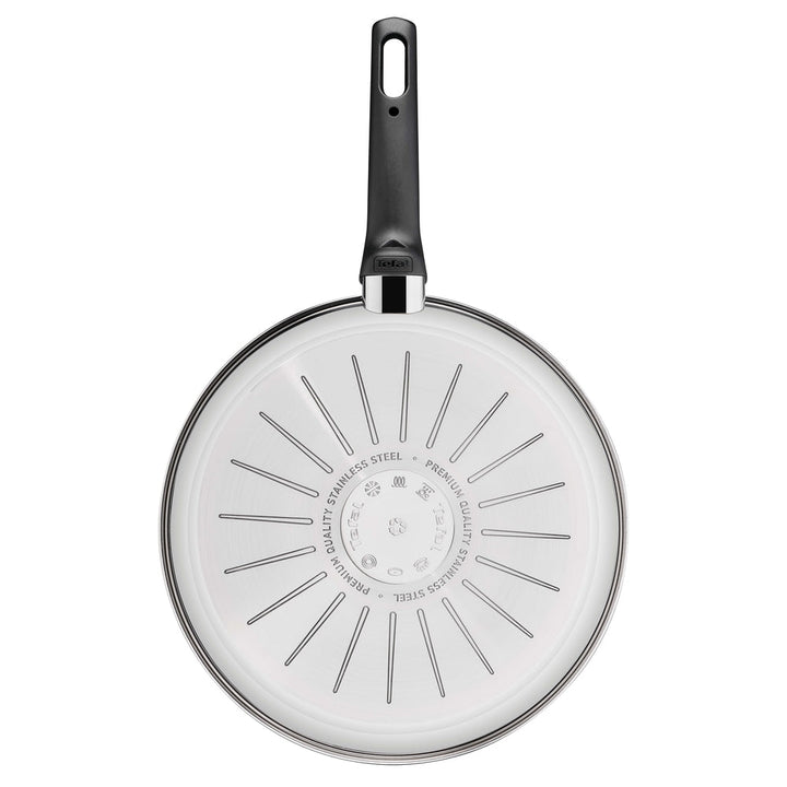 Tefal Emotion Plus Power - Stekpanna 28 cm - SS Tri-Ply mesh PFTE