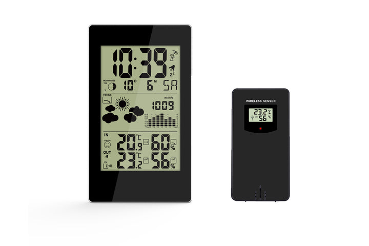 Conzept - Väderstation med temperatur, larm och kalender