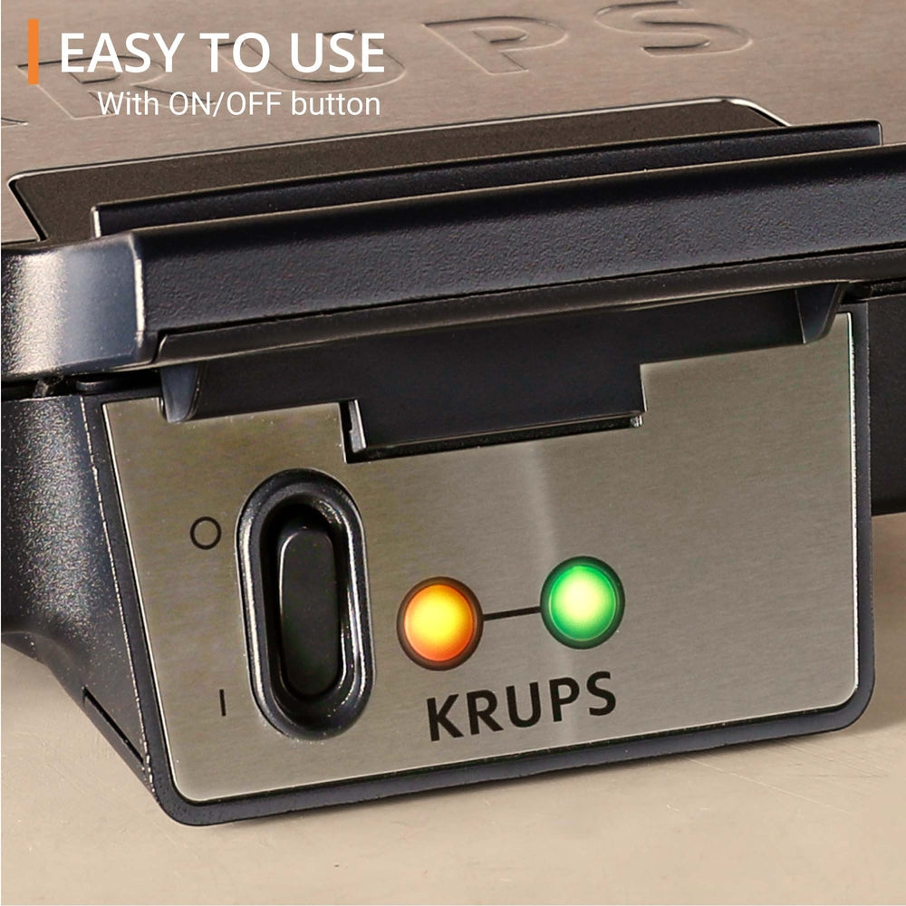 Krups - smörgåsmaskin 850 W Rostfritt stål
