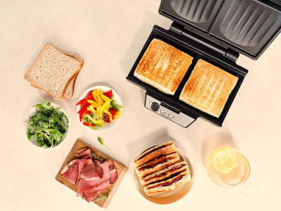 Krups - smörgåsmaskin 850 W Rostfritt stål