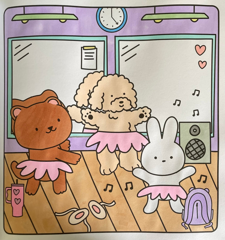 Mysig målarbok - Sunny Vibes: Vila &amp; Slappna av