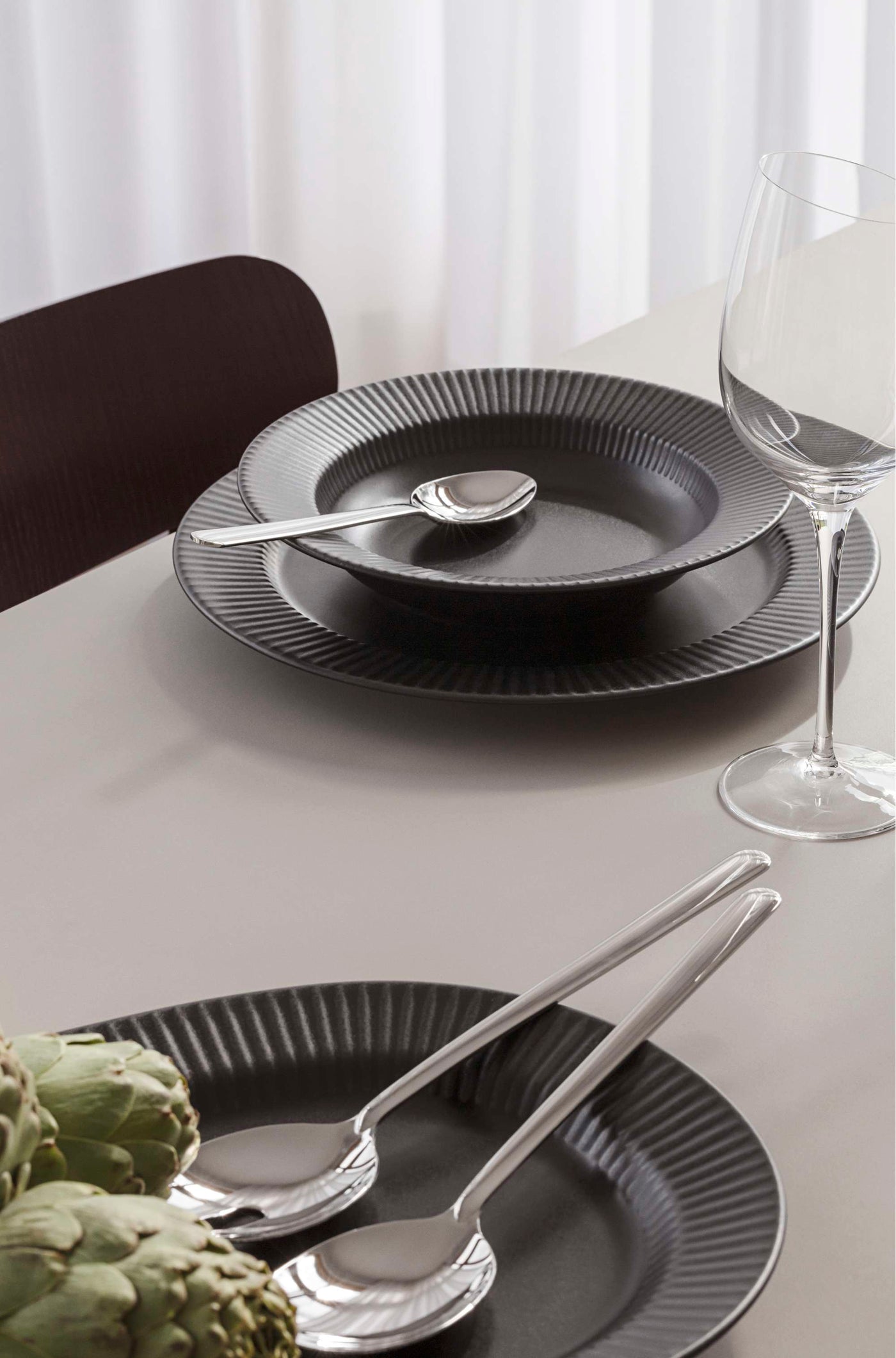 Eva Trio - Legio Nova Djup tallrik 22cm Svart