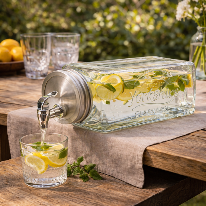 Juiceautomat 3 L i glas 26x13,7x14,2 cm klart glas