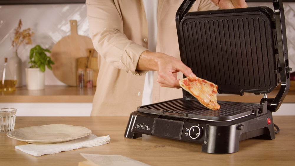 OBH Nordica - SuperGrill kontaktgrill 3-i-1 rostfritt stål