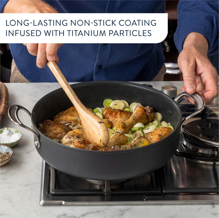 Tefal - Jamie Oliver Cooks Classic HA stekpanna med glaslock 30 cm