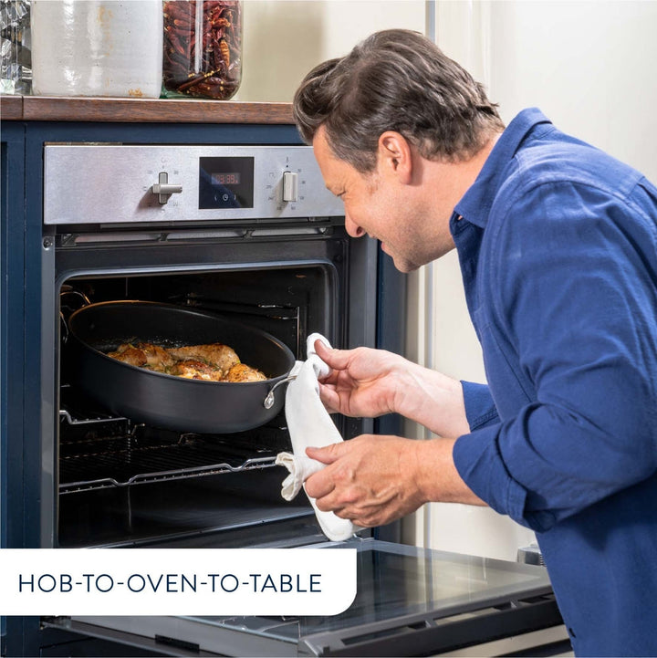 Tefal - Jamie Oliver Cooks Classic HA stekpanna med glaslock 30 cm