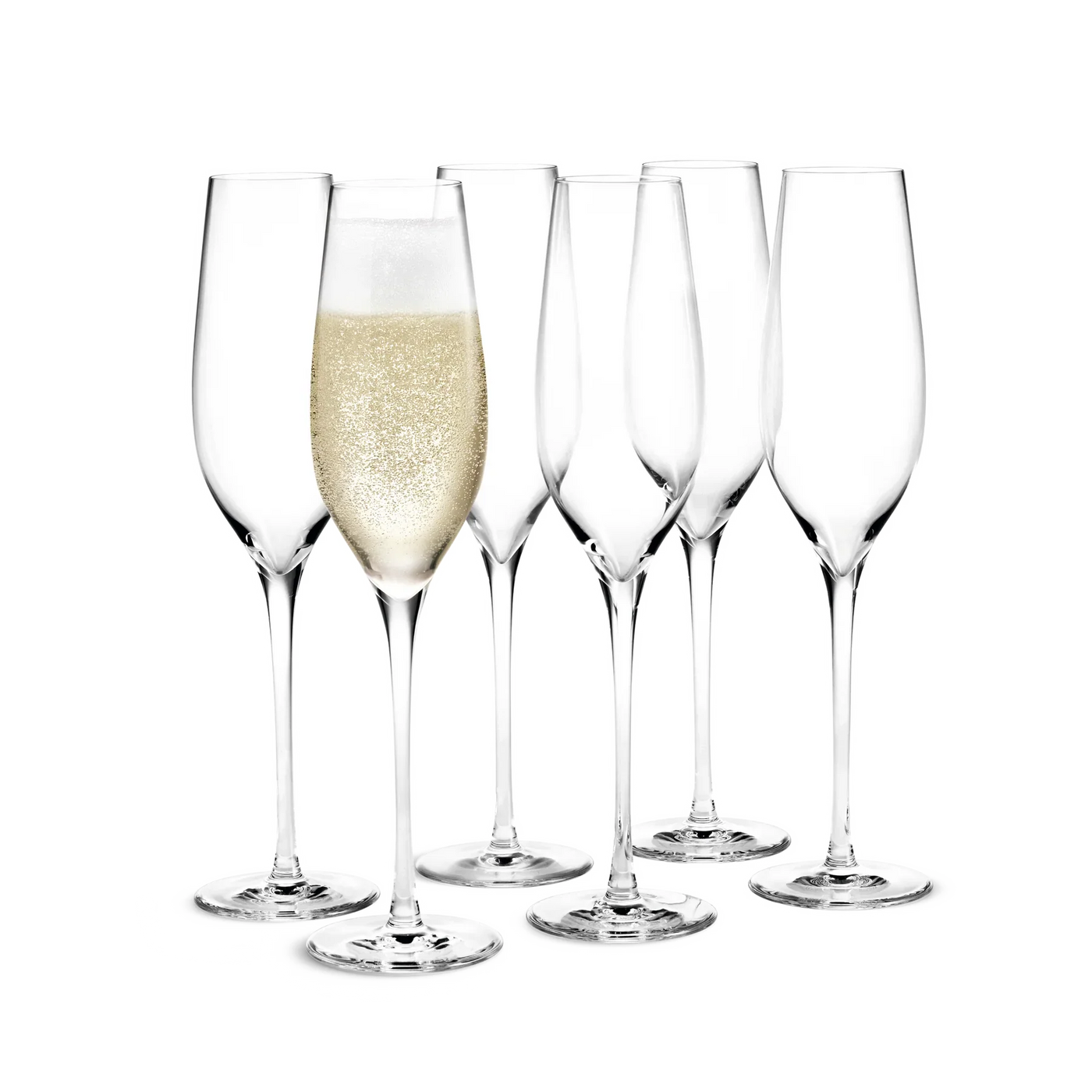 Holmegaard - Cabernet Champagne glas klar - 29 cl 6 st.