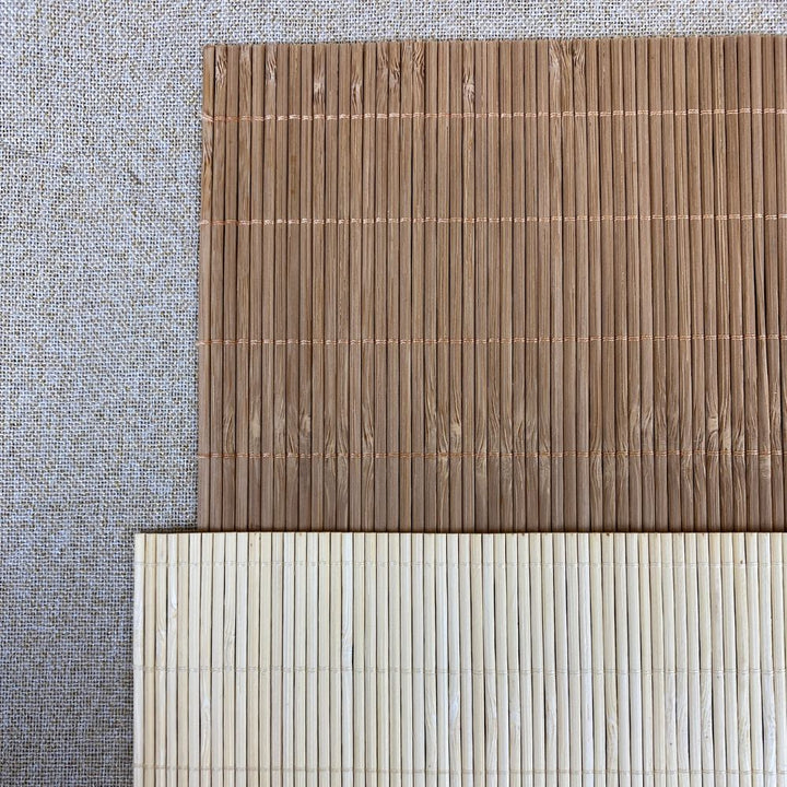Bambu bordsunderlägg 1 st. - 30 x 45 cm blandade färger