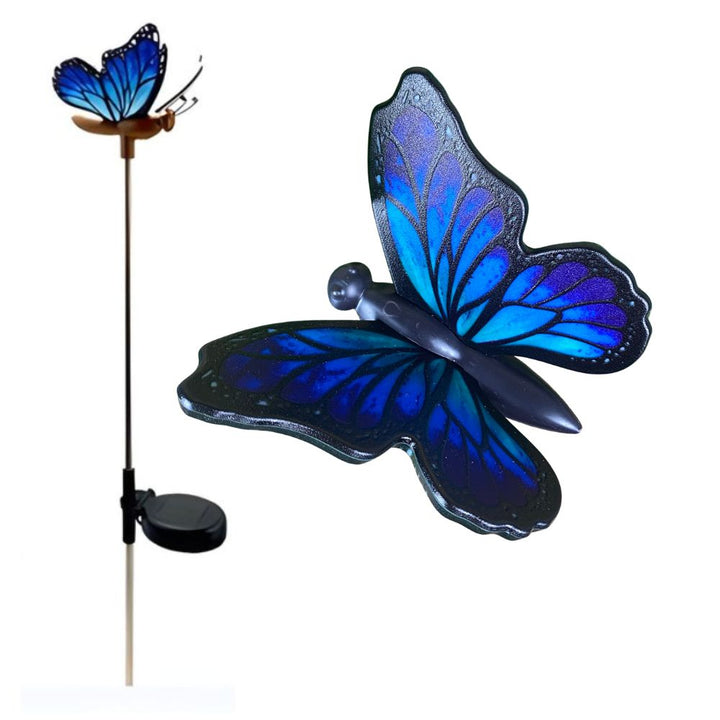 Conzept - Solar fjäril på spett 1 st. - blå 11x77 cm