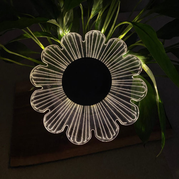 Conzept - Solcellampa för vägg eller mark Ø15x2,8x14 cm 12 LED