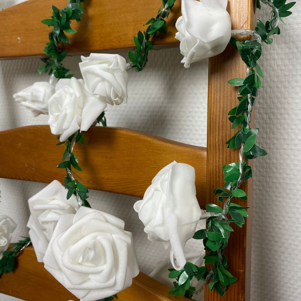 Conzept - Solar ljusslinga med rosor 20 st.