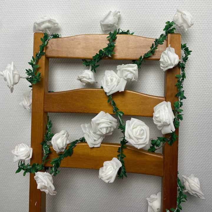 Conzept - Solar ljusslinga med rosor 20 st.