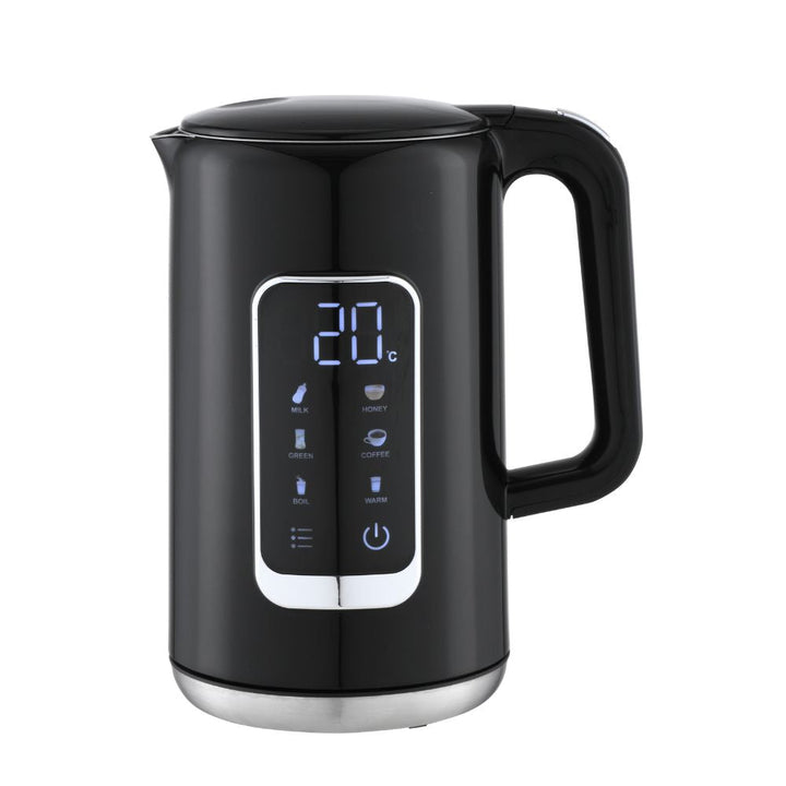 Conzept vattenkokare svart dubbelväggig 1,7 L 2200W med digital display
